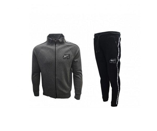 Мъжки спортен екип Nike Tracksuit AIR Just Do it Dark Grey Black